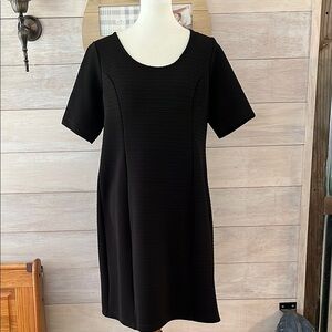NY Collection Elegant Black Dress L